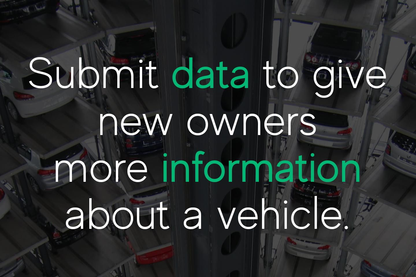 Vehicle History Check Submit Vehicle Data